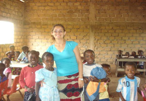 Hosana - Guin&eacute;-Bissau - na escola da tabanca